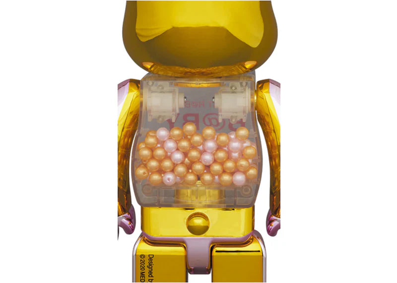 Bearbrick My First Rabbrick Baby 100% & 400% Set Pink Gold