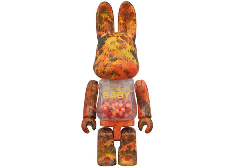 Bearbrick My First Rabbrick Baby Autumn Leaves Ver. 100% & 400% Set