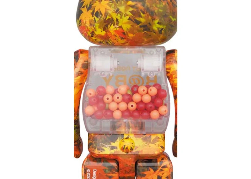 Bearbrick My First Rabbrick Baby Autumn Leaves Ver. 100% & 400% Set