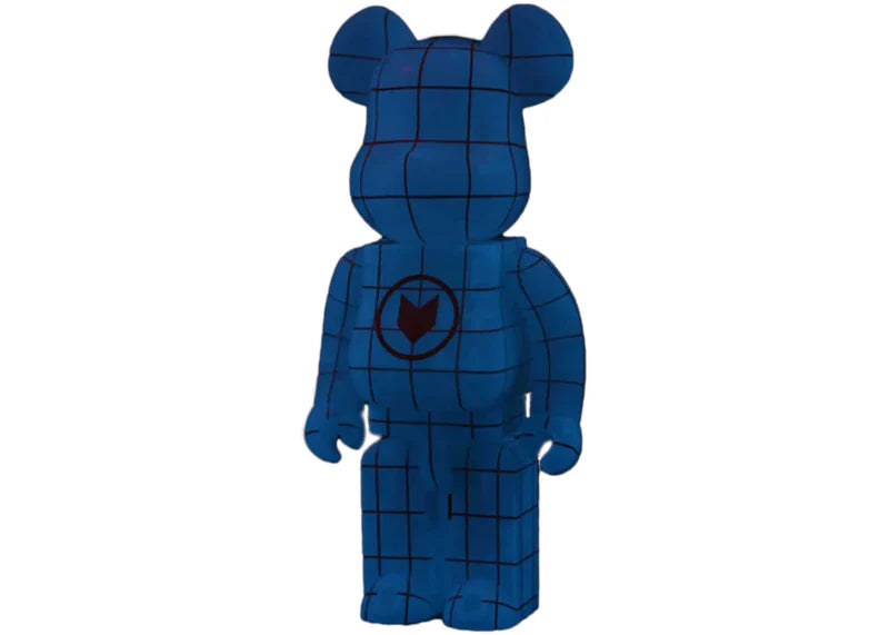Bearbrick Nort (Blue Glow In The Dark) 400% Neutral