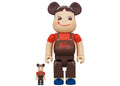Bearbrick Peko-chan Chocolate Milky 100% & 400% Set