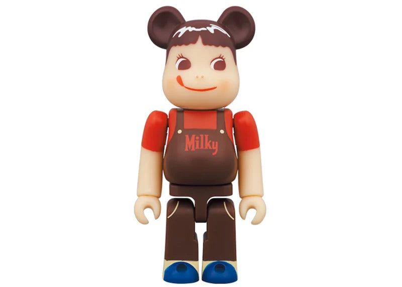 Bearbrick Peko-chan Chocolate Milky 100% & 400% Set