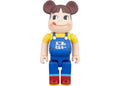 Bearbrick Peko-chan (Milky 65th Anniversary Design) 400% Blue