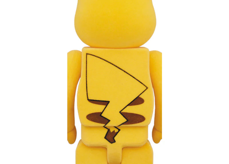 Bearbrick Pikachu Flocky Ver. 100% & 400% Set