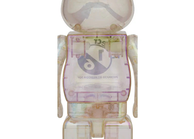 Bearbrick Project 1/6 Set of 2 100% & 400% Set Clear Chrome Ver. / Black Clear Chrome Ver.
