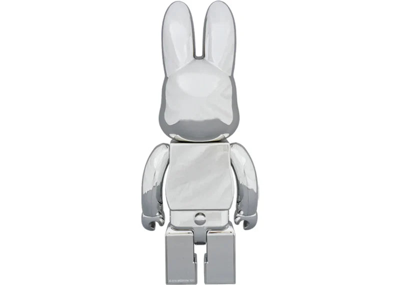 Bearbrick Rabbrick CHROME 400% SILVER