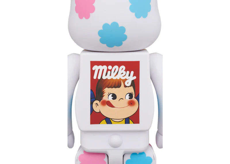 Bearbrick Rabbrick Costume Peko-Chan Milky 100% & 400% Set White