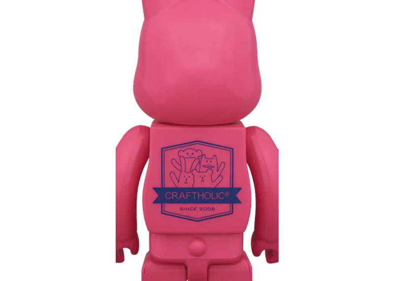 Bearbrick Rabbrick CRAFTHOLIC 100% & 400% Set Pink