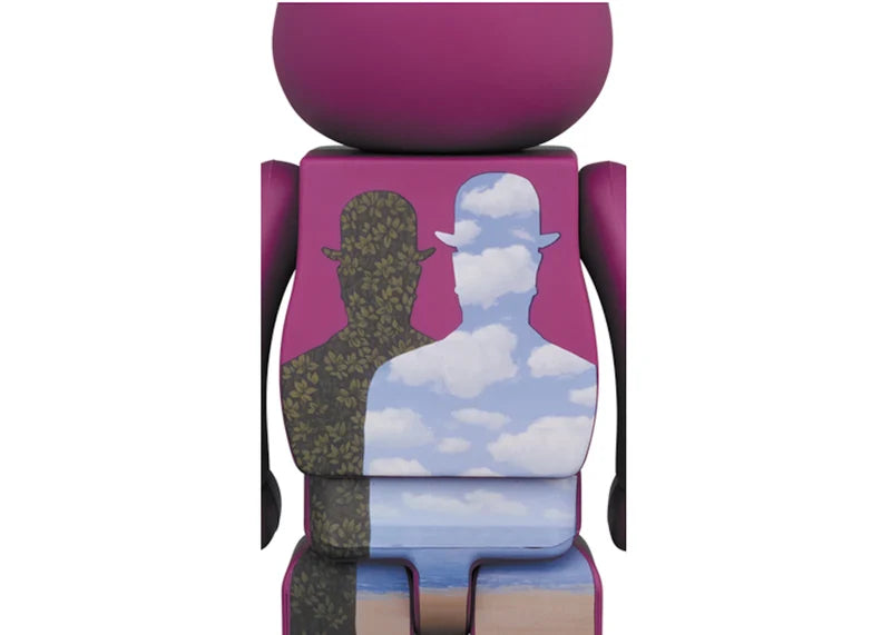 Bearbrick René Magritte (L'oiseau de ciel 1965/La belle societe 1965) 100% & 400% Set