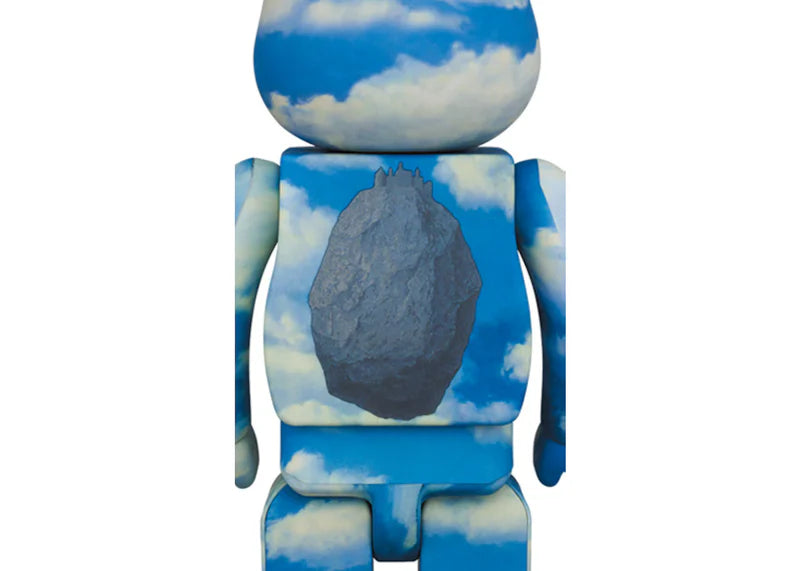 Bearbrick Rene Magritte "La Reconaissance Infine 1963/The Castle of the Pyrenees" 100% & 400% Set