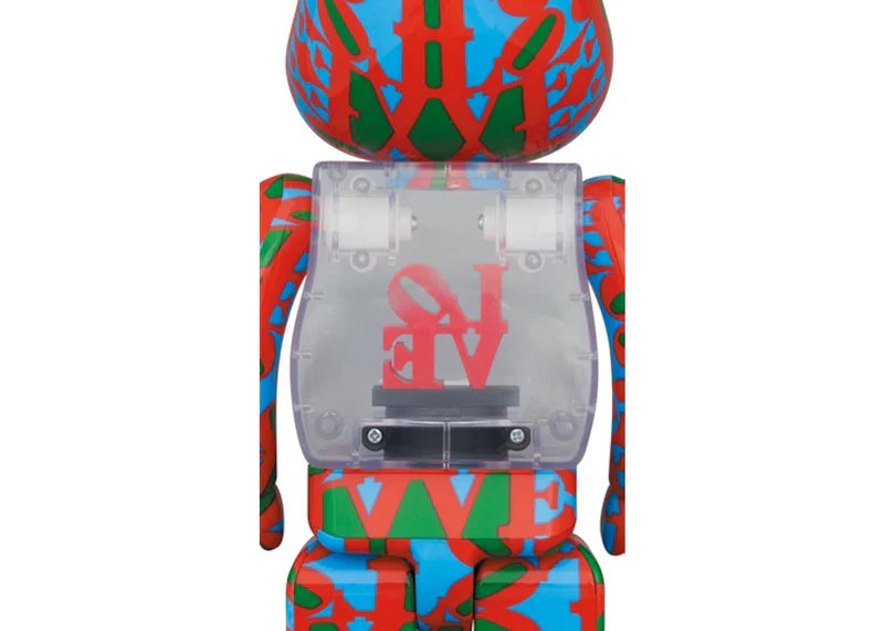 Bearbrick Robert Indiana "LOVE" 100% & 400% Set