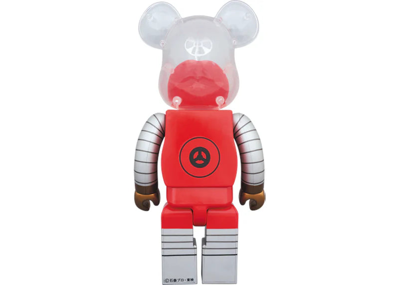Bearbrick Robocon 1000% Red/Grey
