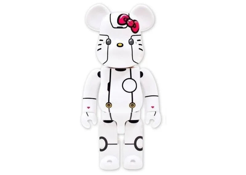 Bearbrick Robot Hello Kitty 400% White