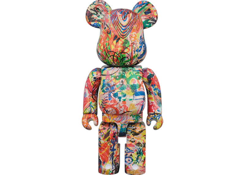 Bearbrick Ryan McGinness The Lazy Logic of Ignava Ratio 100% & 400% Set Multi