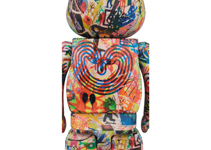 Bearbrick Ryan McGinness The Lazy Logic of Ignava Ratio 100% & 400% Set Multi