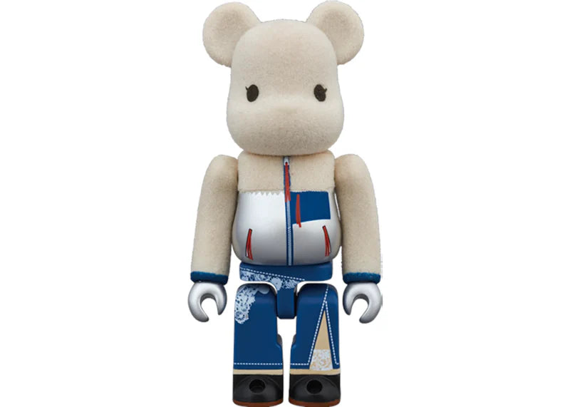 Bearbrick Sacai 100% & 400% Set White