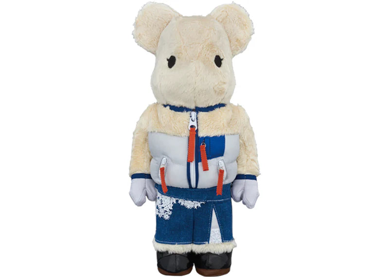 Bearbrick Sacai 100% & 400% Set White