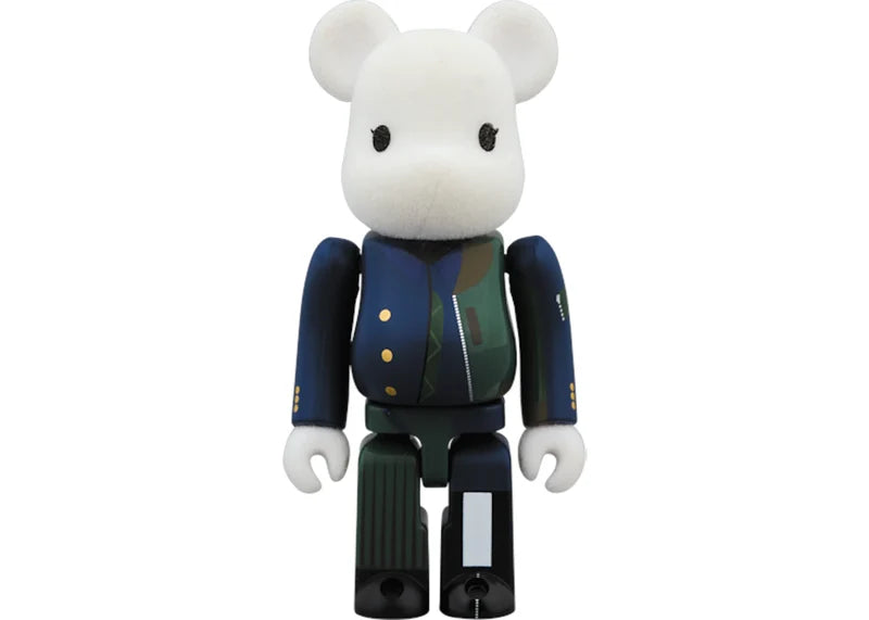 Bearbrick Sacai 2018 AW 100% & 400% Set White