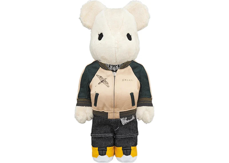 Bearbrick Sacai Medicom Toy Plus Exclusive 100% & 400% Multi