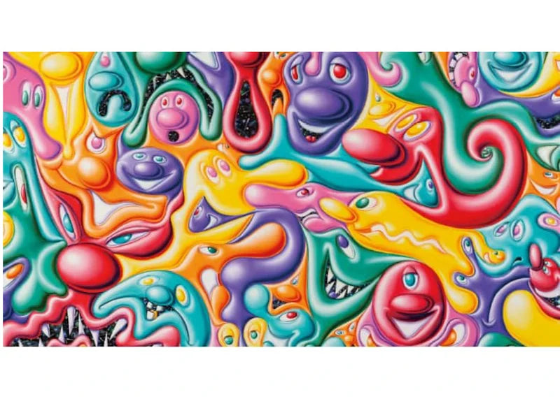 Bearbrick Series 44 Artist Kenny Scharf Faces 100% (Opened Blind Box & Card Included)