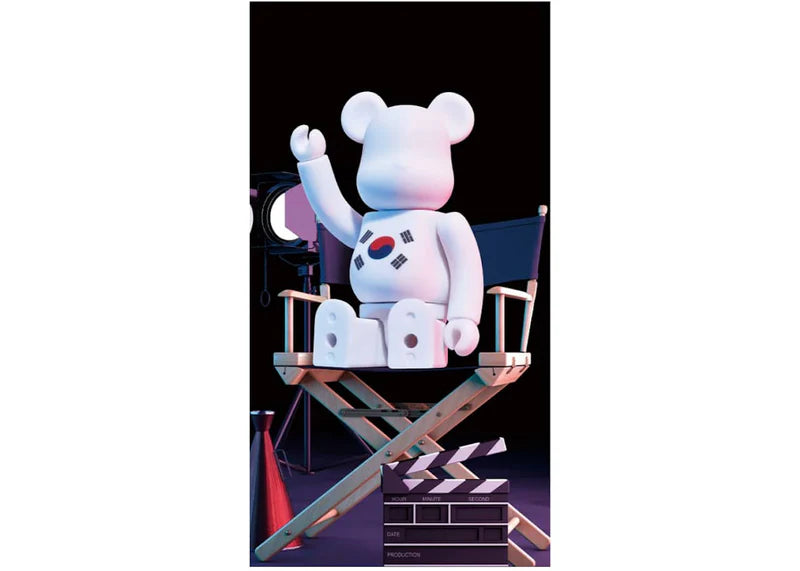 Bearbrick Series 44 Flag South Korea 100% (Opened Blind Box & Card Included)