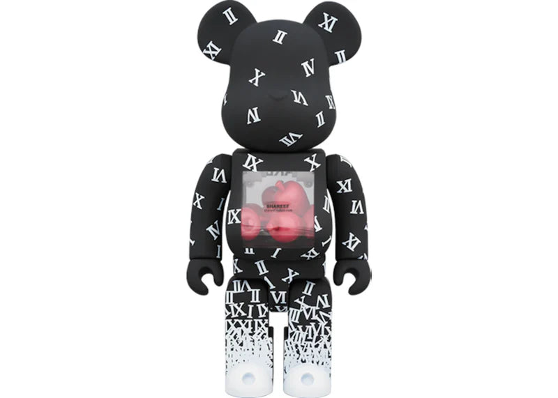 Bearbrick Shareef 100% & 400% Set Black/White