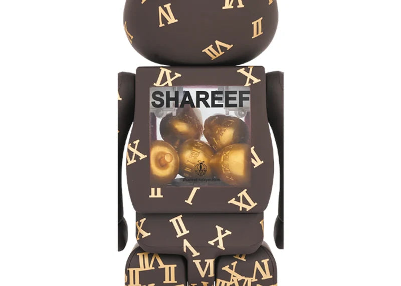 Bearbrick Shareef 2 100% & 400% Set Brown/Gold