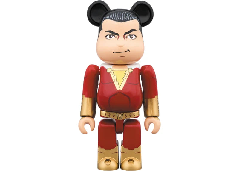 Bearbrick Shazam! 100% & 400% Set Red