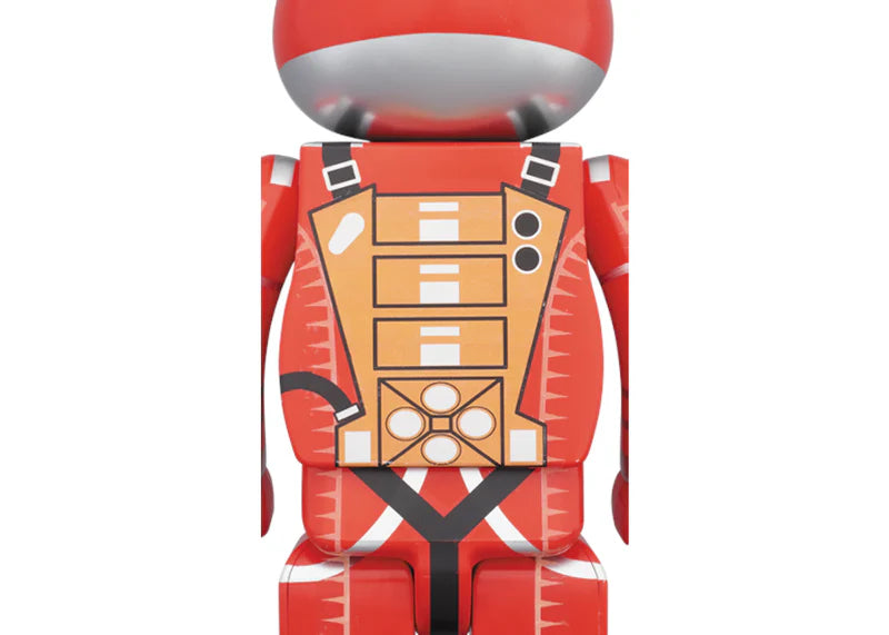Bearbrick Space Suit Orange Ver. 100% & 400% Set Red