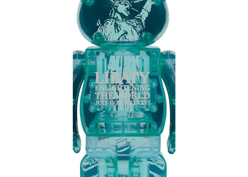 Bearbrick Statue Of Liberty 100% & 400% Set