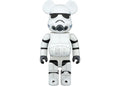 Bearbrick Stormtrooper Chrome Ver. 400% White