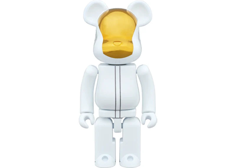 Bearbrick Superalloy Daft Punk (White Suits Ver.) 2 Pack 200% White/Gold