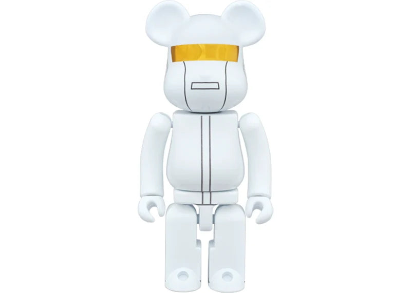 Bearbrick Superalloy Daft Punk (White Suits Ver.) 2 Pack 200% White/Gold