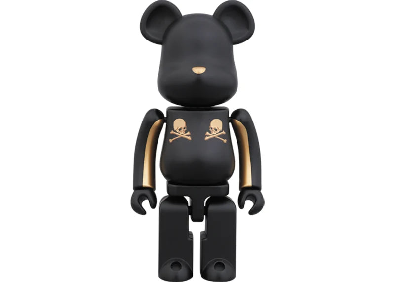 Bearbrick Superalloy Mastermind Japan 2 Pack (Gold Stripe & Chrome Silver) 200% Multi