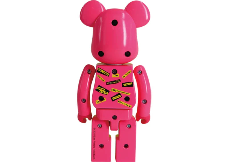 Bearbrick Superalloy Sex Pistols 200% Yellow/Pink