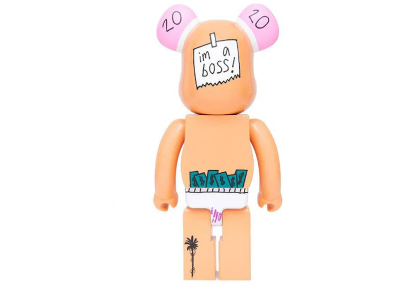 Bearbrick The 3125C x OBJECTIVE x Medicom Toy “EDC” Clot Edison Chen 100% & 400% Set