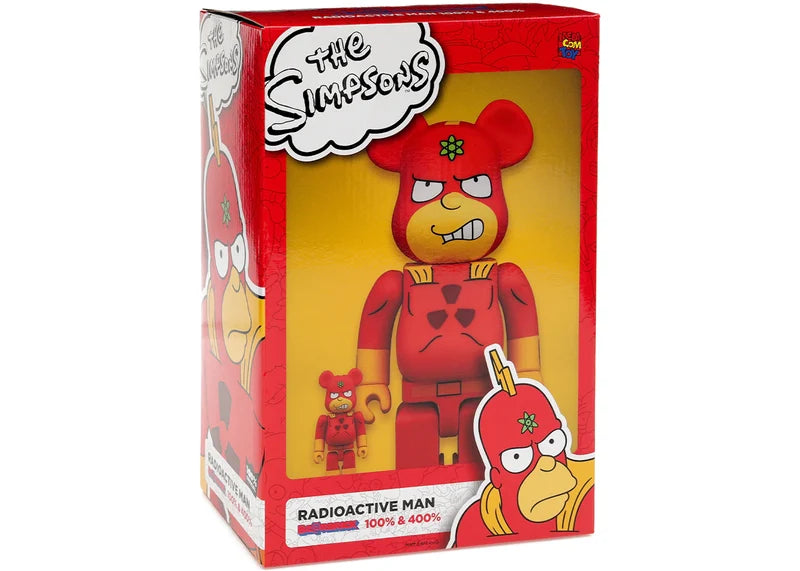 Bearbrick The Simpsons Radioactive Man 100% & 400% Set