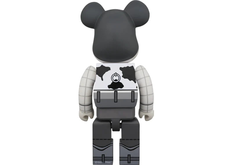 Bearbrick Woody B&W Ver. 400% Black