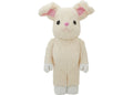 Bearbrick World Wide Tour 2 x Fragment Bunny 1000% White