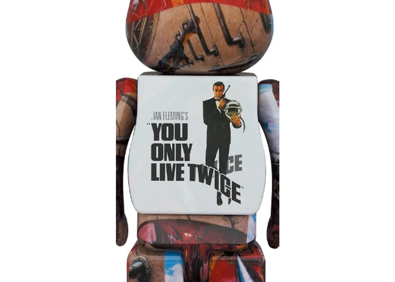 Bearbrick x 007 You Only Live Twice 100% & 400% Set