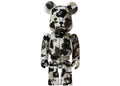 Bearbrick x A Bathing Ape 28th Anniversary Camo #3 100% Grey/Black