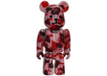 Bearbrick x A Bathing Ape 28th Anniversary Camo #4 100% Red