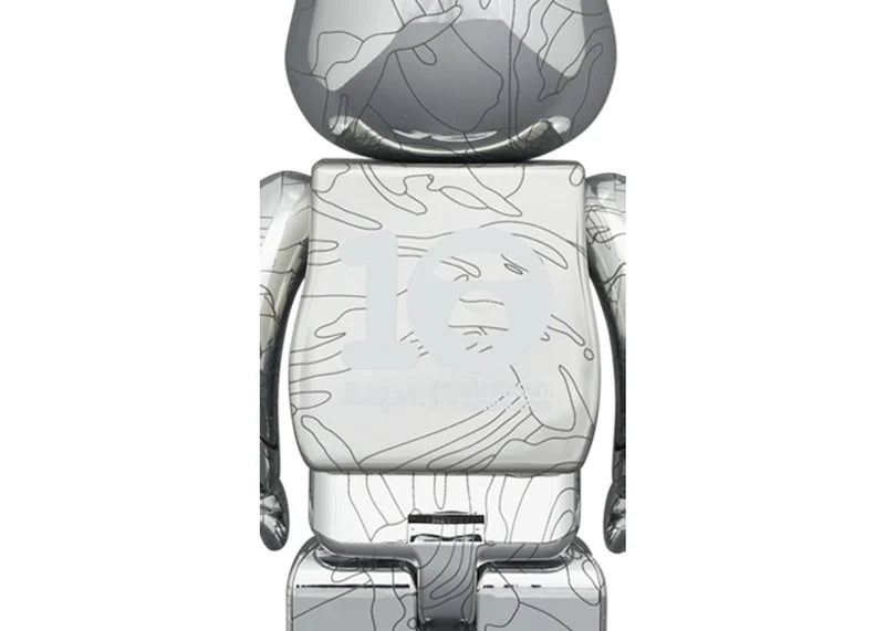Bearbrick x AAPE by A Bathing Ape 10th Anniversary 100% & 400% Set
