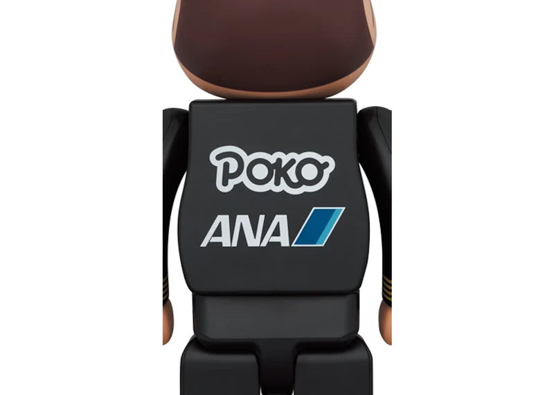 Bearbrick x ANA Original Poco-chan & Peko-chan Captain 100% & 400% Set of 4
