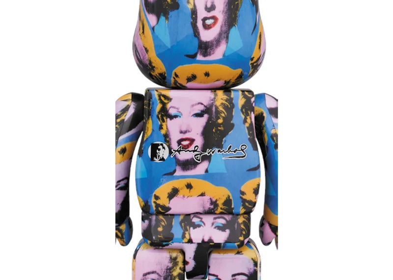 Bearbrick x Andy Warhol x Marily Monroe 100% & 400% Set