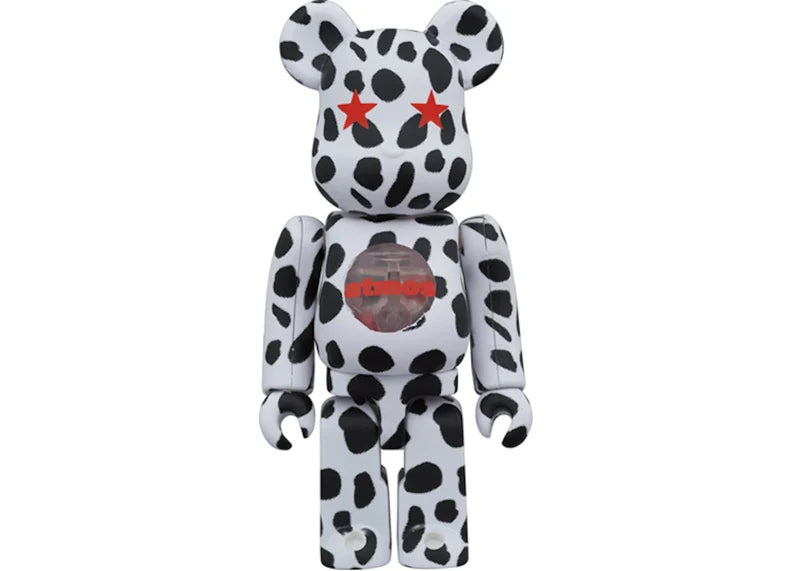 Bearbrick x atmos Dalmatian 100% & 400% Set