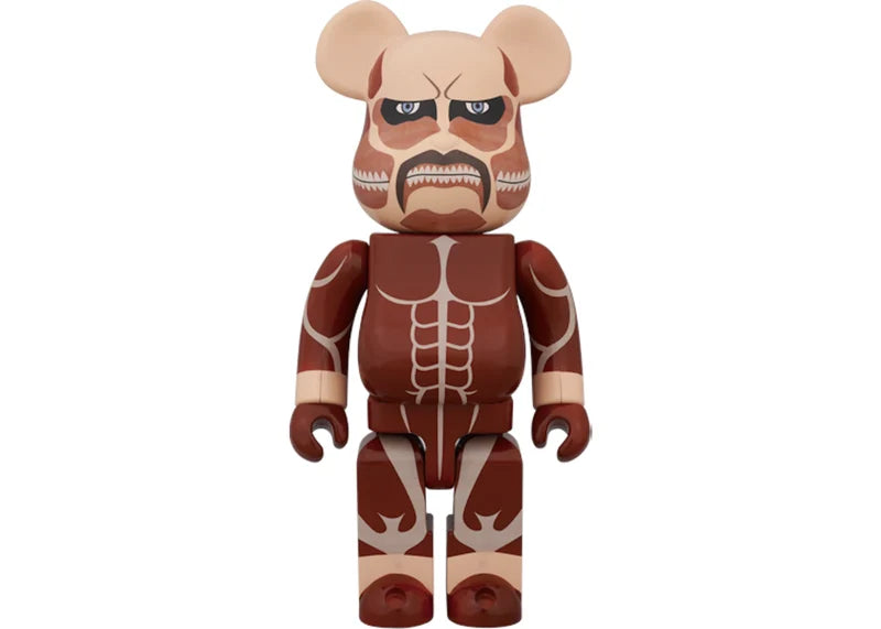 Bearbrick x Attack On Titan Super Large Giant 400% Brown