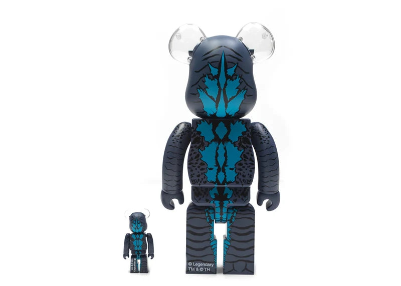 Bearbrick x BAIT x Godzilla King Of The Monsters 100% & 400% Set Multi