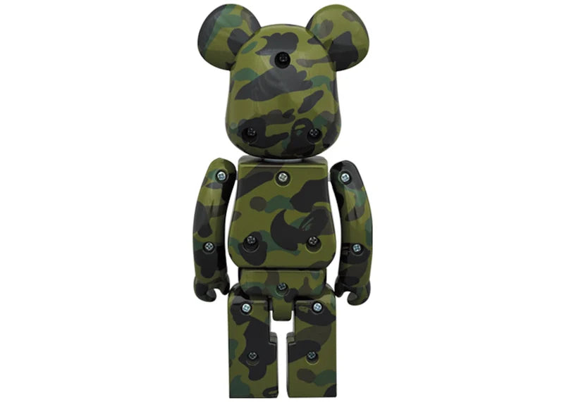 Bearbrick x BAPE 1st Camo Chogokin 200% Set of 2 Green/Yellow