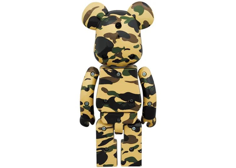 Bearbrick x BAPE 1st Camo Chogokin 200% Yellow